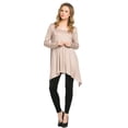 thumbnail image 2 of Vivian's Fashions Top - Hankerchief Hem, Long Sleeve, 2 of 4