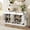 White, variant on Jopath 59.1" Farmhouse Sideboard with 3 Drawers and 4 Doors, Multi-Functional Storage Buffet with Adjustable Shelf and Open Storage Compartments for Dining Room Living Room Entryway Natural