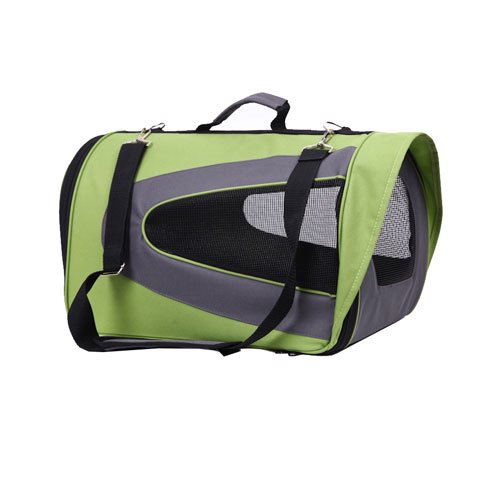 Iconic Pet - FurryGo Universal Collapsible Pet Airline Carrier - Lime Green - Small
