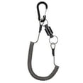 thumbnail image 2 of Duty Tool Lanyard Bungee Cords with Carabiner Clips Strong Magnetic Net Release for Fly Fishing with Quick Release Carabiner and Stretchable Spring Cord, 2 of 7