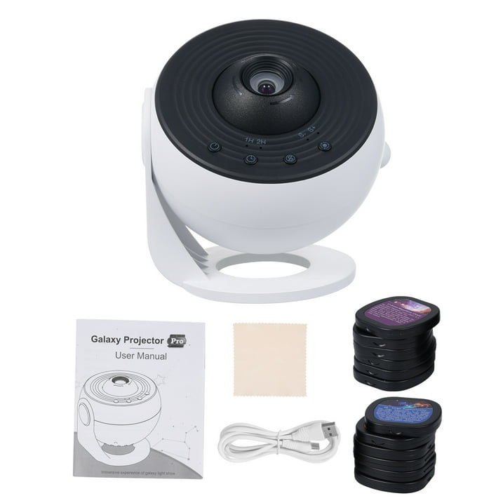 Galaxy Projector for Bedroom: HD 13 in 1 Star Projector Pro - Kids Night Light Projector | Planetarium Projector with 3 Timer Adjustable Focus & Speeds - LED Space Galaxy Lamp Room Decor Ambient Ligh