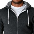 thumbnail image 5 of Independent Trading Co. Unisex Lightweight Full-Zip Hooded Sweatshirt, 3XL, 5 of 5