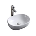 thumbnail image 2 of Fine Fixtures  White Vitreous China Oval-shaped Vessel Bathroom Sink, 2 of 6