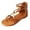 Brown, variant on BADHUD Flat Sandals for Women Girls Dressy, Casual Fisherman Low Wedge Sandals Strappy Gladiator Sandals Comfortable Ankle Strap Casual Summer Thong Sandals for Beach