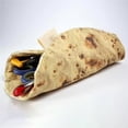 thumbnail image 3 of Simulación Burrito Pencil Roll Estuche De Lápices De Cuero Amigable Con La Piel Estuche De Lápices De Gran Capacidad Con Correa De Fijación Estuche De Lápiz Multifuncional Para Estudiantes De Oficina Moyic PT000809-00, 3 of 7