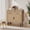 31" Oak, variant on LEFHDA Small Buffet Cabinet, 31" Sideboard with Fluted Design, Treasure Concealed Storage Cabinet for Living Room, Dining Room, Kitchen (Oak)
