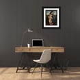 thumbnail image 3 of Francesco Francia 19x24 Black Ornate Framed Double Matted Museum Art Print Titled: Madonna and Child (1490s), 3 of 5