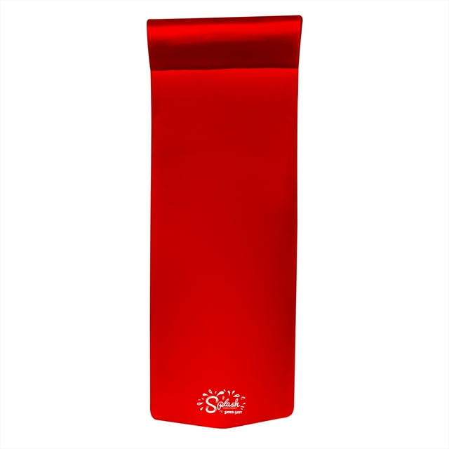 TRC Recreation Splash Matelas Flottant de Piscine en Mousse de 1,25 Po d'Épaisseur, Rouge