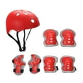 thumbnail image 4 of Siruishop Ensemble de Casque de Vélo pour Enfants Équipement de Planche à Roulettes pour Sports de Plein Air Conduite Escalade sur Roche Rouge, 4 of 8