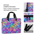 thumbnail image 4 of FORMRS 16" Laptop Bag Carrying Sleeve Case with Handle Travel Shoulder Briefcase, Vibrant Geometric Pattern, 4 of 8