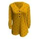thumbnail image 1 of Blusa George Talla M con Botones Mostaza, 1 of 4