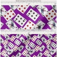 thumbnail image 2 of Soimoi Cotton Poplin Fabric Indoor Game Poker Card Sports Print Fabric by the Yard 42 Inch Wide, 2 of 7