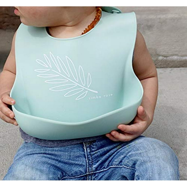 Amazon.com: Simka Rose Silicone Bibs for Babies - Toddlers