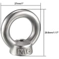 thumbnail image 2 of M6 Stainless Steel Lifting Rings with Male Threads, Eye Bolts & Shoulder Screws - 304 Grade, 10 Pack, 2 of 5