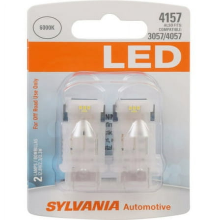 Sylvania 4157 White SYL LED Mini Bulb, Pack of 2