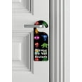 thumbnail image 2 of Do Not Disturb Door Knob Hanger Sign - Friendly Monsters, 2 of 3