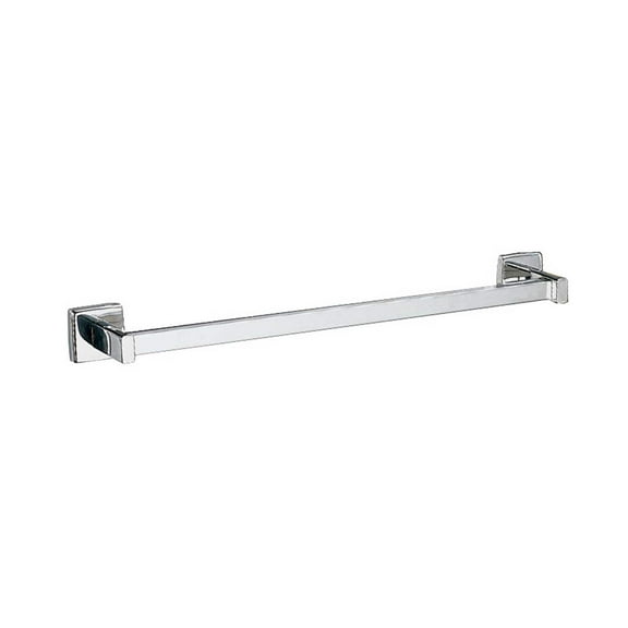 Gamco-76737X18 -Surface-Mounted 3/4" Square Towel Bar - Satin-Finish