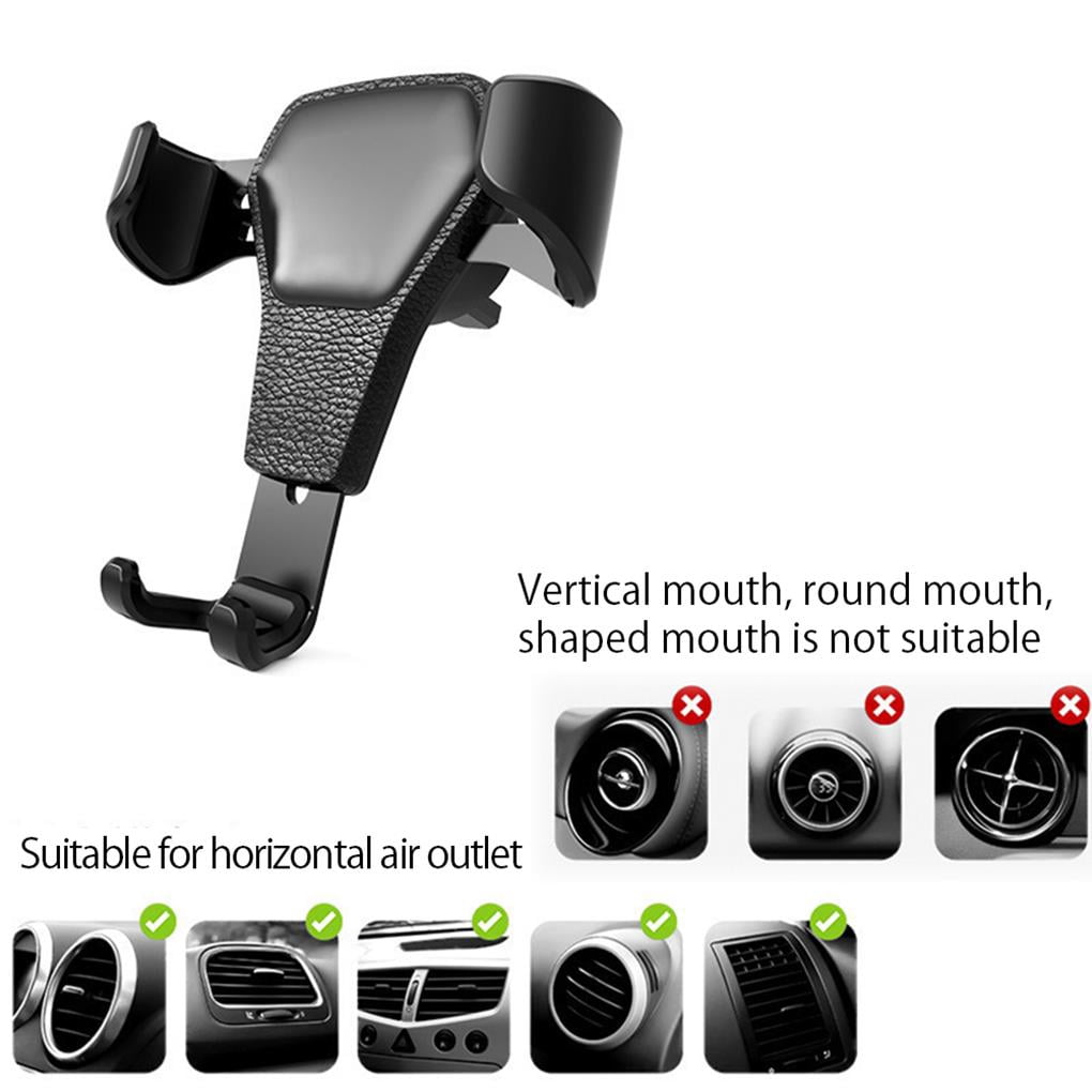 Car Vent Mount Phone Holder Gravity Phone Holder Car Vent Mount Ventilated Outlet Car Mount Mobile Phone Holder