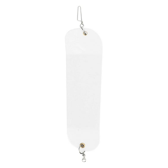Trolling Fishing Flasher, Attract Fish Generate Visibility Fishing Flasher Lightweight Exquisite Workmanship For Lake White