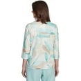 thumbnail image 2 of Alfred Dunner Womens Petite Stained Glass Crew Neck Top, 2 of 4