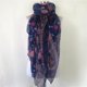 thumbnail image 5 of 10 uds/lote nueva moda estampado floral bufanda hojas bufanda venta caliente mujeres bufandas bandana flor señora bufanda larga, 5 of 5