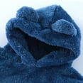 thumbnail image 3 of GYRATEDREAM Toddler Baby Boys Girls Fleece Pants Pullover Tops Set Winter Warm Sweatshirt Pants 2pcs Set With Bear Warm Hooded Outfits for 1-7Y, 3 of 9