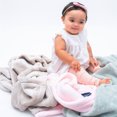thumbnail image 3 of American Blanket Company Luster Loft Whip Stitch Infant Blanket Softest Gray 30in x 40in Unisex, 3 of 8