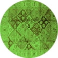 thumbnail image 1 of Ahgly Company Indoor Round Oriental Green Industrial Area Rugs, 8' Round, 1 of 4