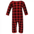 thumbnail image 4 of Hudson Baby Infant Boy Cotton Coveralls, Christmoose, 3-6 Months, 4 of 5