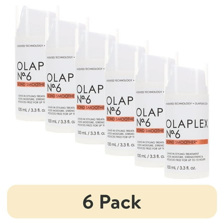 (6 pack) Olaplex No.6 Bond Smoother Reparative Styling Creme, 3.3 oz