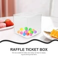 WHAMVOX Raffle Box Lottery Box Raffle Ticket Box Donation Box Lottery ...