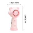 thumbnail image 3 of Miniventilador USB recargable de mano para niños, ventilador de juguete portátil y silencioso de escritorio con viento suave, seguro para niños, 3 velocidades, 3 of 7