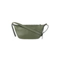 thumbnail image 4 of Time and Tru Women's Woven Faux Leather and Suede Sling Crossbody Bag, Olive, 4 of 4