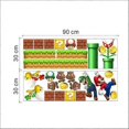 thumbnail image 1 of Two pieces 30×90 cm Super Mario stickers Decorative wall stickers for children's room, 1 of 4