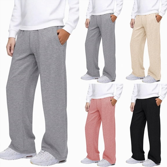 2-3 Years Joggers Baby Boy Pants Elastic Toddler Boys Active Fleece Jogger Pants School Sports Joggers Pants Beige Pants