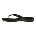 thumbnail image 3 of Vionic Women's Bella Toe Post Sandal – Black (10000435001), Orthotic Support, Comfortable Flip-Flops, 3 of 6