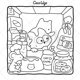 thumbnail image 3 of Libro para colorear Coco Wyo The Little Cat: vida acogedora, 3 of 9