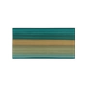 WS Tiles - Peel & Stick Hand Painted Lagoon Green 3 in. x 6 in. Individual Glass Subway Wall Tile (8 sq. ft / Case)