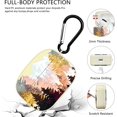 thumbnail image 4 of AmPm AirPods Pro Case, Apple AirPod Pro Case, Nature Mountain Forest Sunset Pattern Shockproof Protective Cover Case with Keychain for AirPods Pro (Sunset), 4 of 7