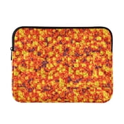 JIALIOU Laptop Sleeve Case with Zipper 13-13.3/15-16 Inch Compatible with MacBook HP Lenovo Dell ASUS Acer, Lava Pixel Art
