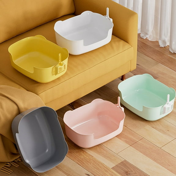 Viflosae Cats Box Large Cats Litter Box Large Cats Litter Box Banding Out Proof Spillage Proof Cats Litter Box Pet Supplies Cats Litter Box Fully Open One Pieces Litter Tray