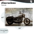 thumbnail image 4 of Stupell Industries Traditional Sunset Ride Motorcycle Canvas Art, 45 x 30, by Kim Allen, 4 of 8