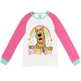 thumbnail image 2 of Scooby-Doo Little Girls Pajama Shirt & Pajama Pants Pink 7-8, 2 of 5