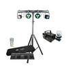 Chauvet DJ GigBAR LT Moonflower Wash & Strobe LED Lighting System + Fog Machine