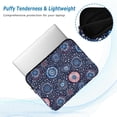 thumbnail image 2 of FORMRS 13-13.3 inch Laptop Sleeve Case Soft Carrying Quilted Computer Bag Cover, Blue Fireworks Pattern, 2 of 7