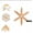 1 Wooden Tripods - light brown, variant on CSSAD Wooden Trivets for Hot Dishes,Tree Shaped Tripod Set,Non-Slip Hot Pads,Heat Resistants Pot Holders,Walnut Wood,1 Wooden Tripods1 (light Brown)