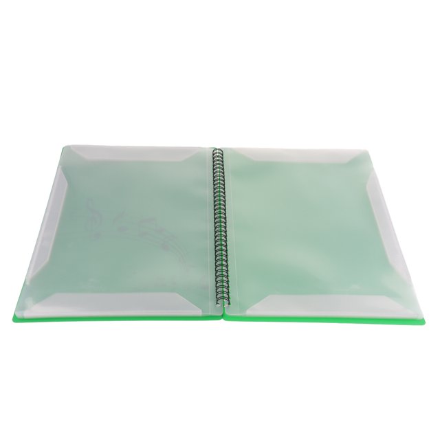 Carpeta de documentos Sunnimix Carpeta de hojas de música Verde Tamaño A4
