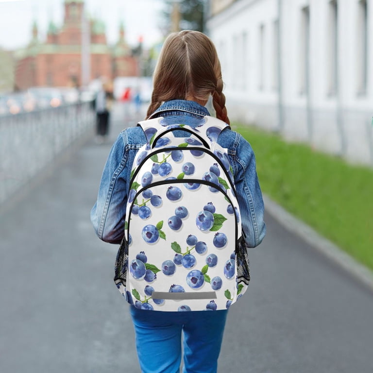 ALAZA Blueberry Fruits Backpack Elementary School Bag  display picture 3