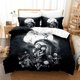 thumbnail image 3 of Juego de ropa de cama de pesadilla antes de Navidad, funda de edredón de Jack Skellington, funda de almohada de Anime, decoración de Halloween, Spead, dormitorio, 3 of 5