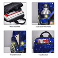thumbnail image 4 of Naloa Christmas Night Print Lightweight DayBackpack Suitable for school, work, shopping, travel, etc., 4 of 5